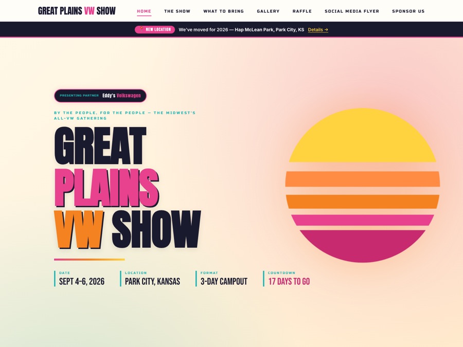 Great Plains VW Show website